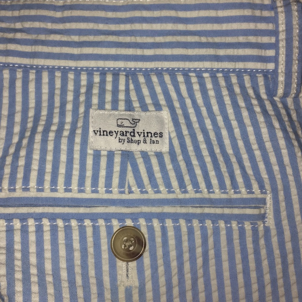 Vineyard Vines Boys seersucker Pants sz 16